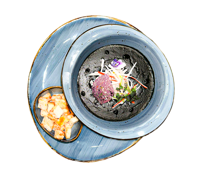 Кукурузный суп с крабом